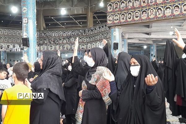 برگزاری مراسم شیرخوارگان حسینی در مصلی بزرگ شهرستان قدس