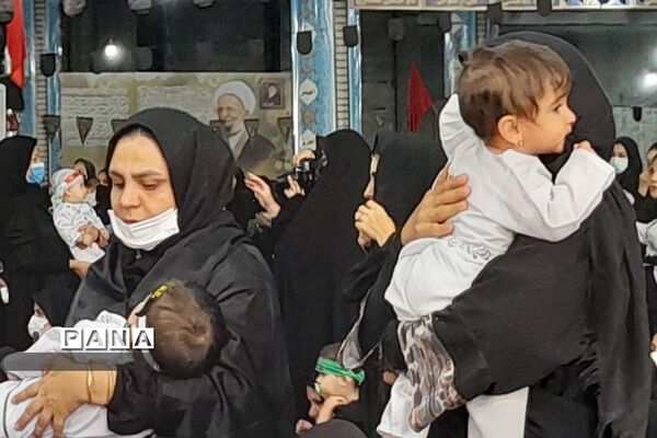 برگزاری مراسم شیرخوارگان حسینی در مصلی بزرگ شهرستان قدس