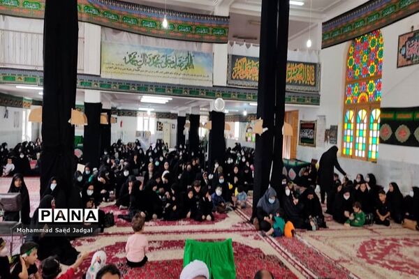 عزاداری مادران چابهاری در سوگ حضرت علی اصغر (ع)
