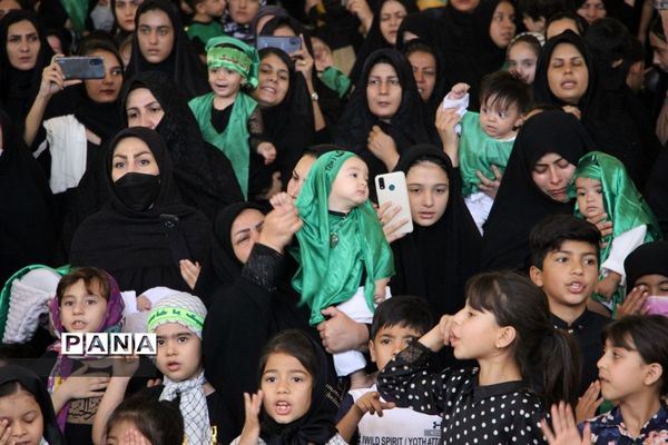 مراسم شیرخوارگان حسینی در مصلی الغدیر تربت جام