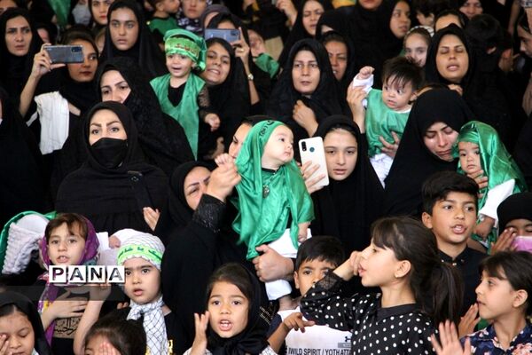 مراسم شیرخوارگان حسینی در مصلی الغدیر تربت جام