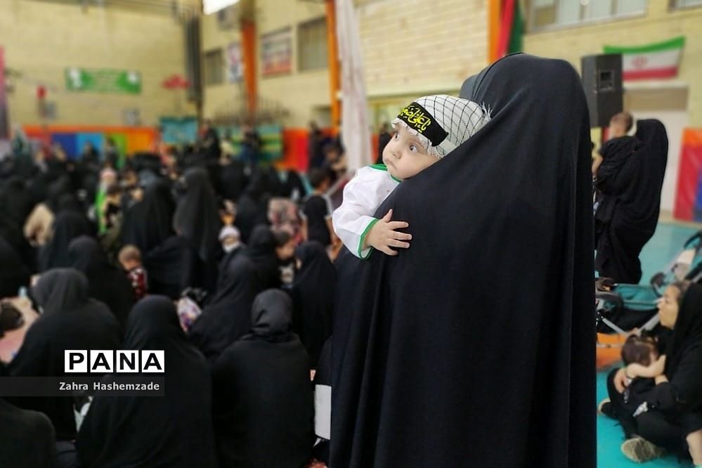 اجتماع بزرگ شیرخوارگان حسینی در ناحیه یک شهرری