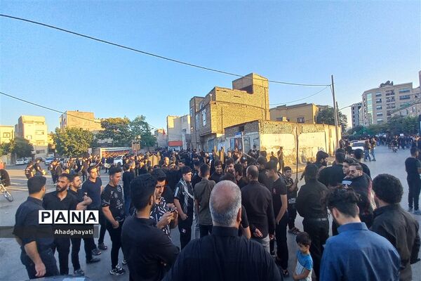 دسته‌روی عزاداران حسینی تا حرم مطهر رضوی