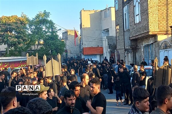 دسته‌روی عزاداران حسینی تا حرم مطهر رضوی