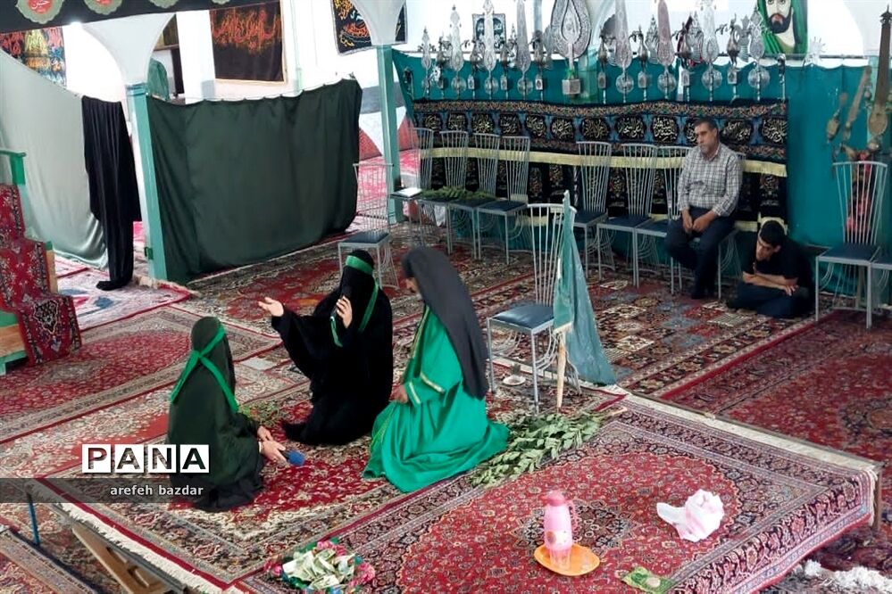 مراسم تعزیه خوانی در بلده
