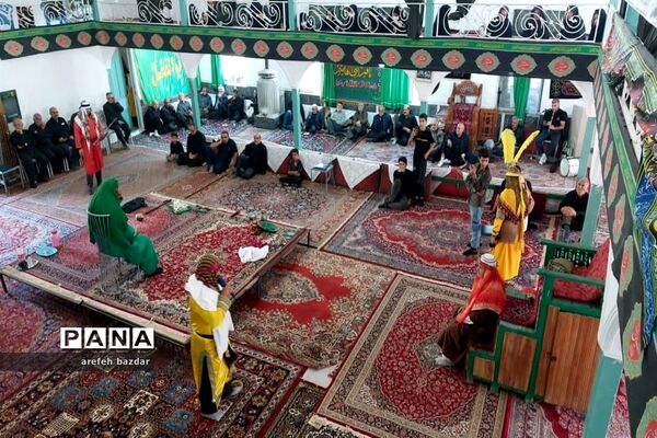 مراسم تعزیه خوانی در بلده