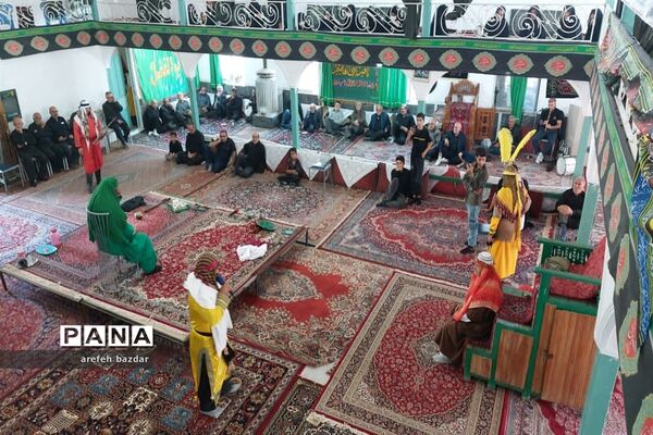 مراسم تعزیه خوانی در بلده