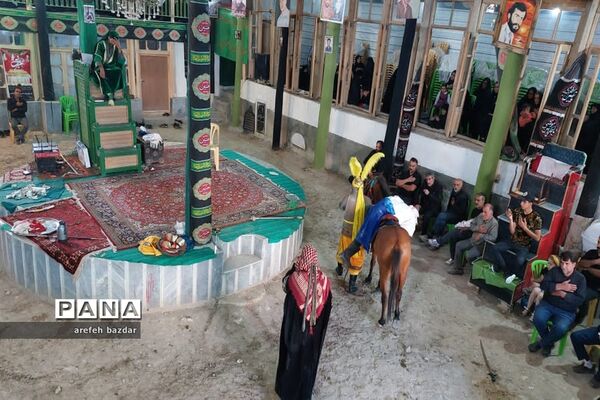 مراسم تعزیه خوانی در بلده