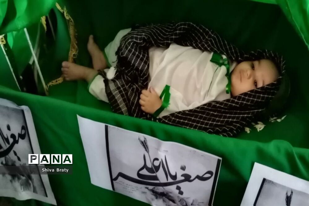 همایش شیرخوارگان حسینی در تکیه علی اصغری کندر