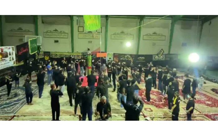 مراسم علم کشی هیات افاغنه شهرستان پارسیان/فیلم