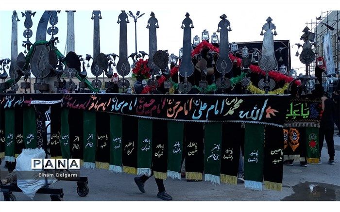 ‌آیین عزاداری‌ روز هفتم محرم در شوشتر/ فیلم