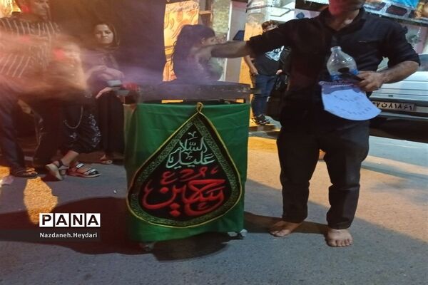 برگزاری مراسم عزاداری امام حسین(ع)در شهرستان بهارستان