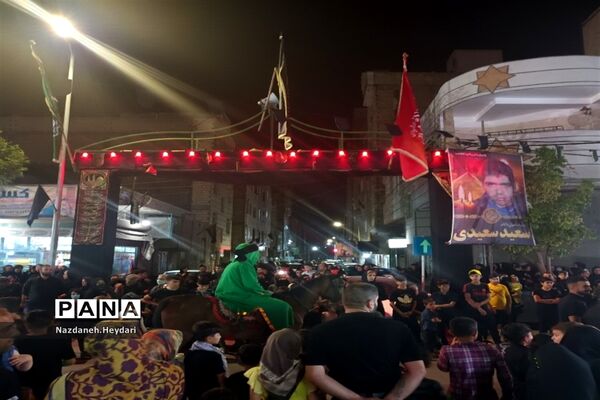 برگزاری مراسم عزاداری امام حسین(ع)در شهرستان بهارستان