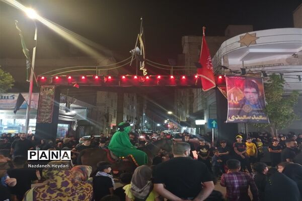 برگزاری مراسم عزاداری امام حسین(ع)در شهرستان بهارستان
