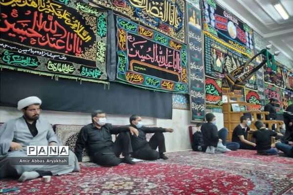 مراسم عزاداری محرم در مسجد امامزاده عبدالمهیمن بوشهر