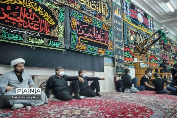 مراسم عزاداری محرم در مسجد امامزاده عبدالمهیمن بوشهر