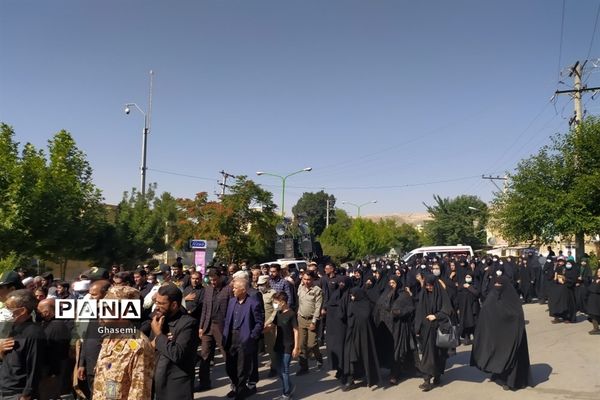 مراسم استقبال از شهید سید عبد الجبار موسوی در شهرستان سمیرم