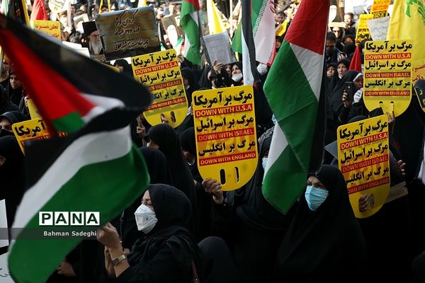 تجمع اعتراضی به جنایت‌های اخیر رژیم صهیونیستی در میدان فلسطین