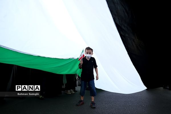 تجمع اعتراضی به جنایت‌های اخیر رژیم صهیونیستی در میدان فلسطین