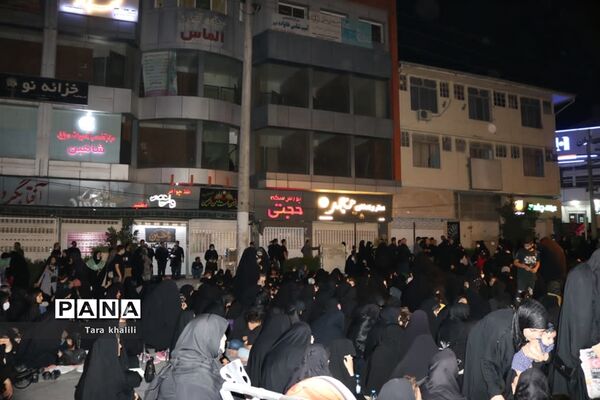 وداع با پیکر مدافع حرم سردار شهید رحیم کابلی در شهرستان بهشهر