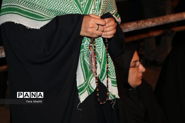 وداع با پیکر مدافع حرم سردار شهید رحیم کابلی در شهرستان بهشهر