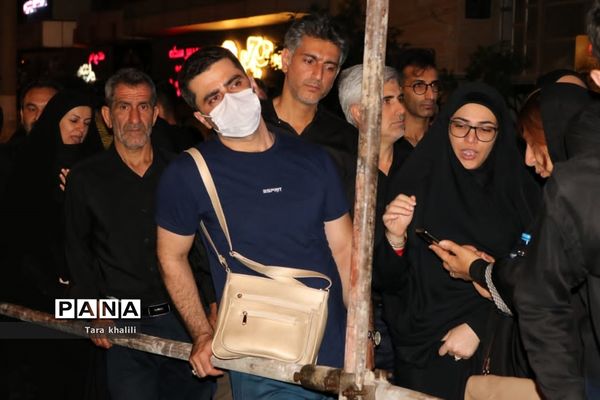 وداع با پیکر مدافع حرم سردار شهید رحیم کابلی در شهرستان بهشهر