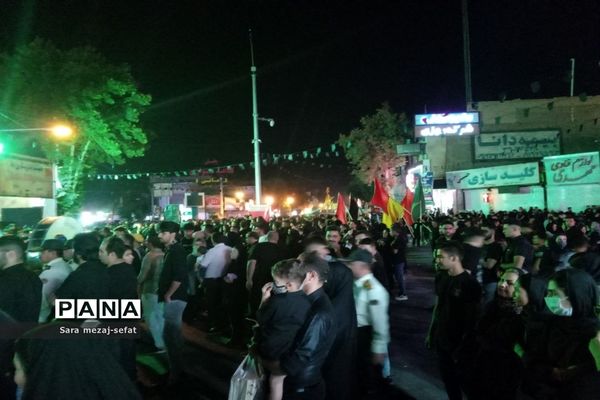 سوگواری مردم پاکدشت در شب تاسوعای حسینی