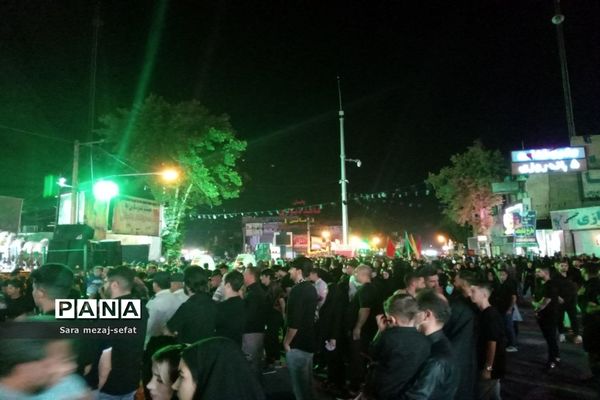 سوگواری مردم پاکدشت در شب تاسوعای حسینی