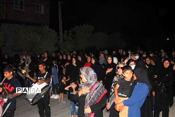 مراسم شب نهم محرم الحرام در میاندورود