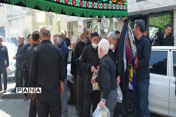 برگزاری مراسم تاسوعای حسینی در روستای چرمخورانی‌ها
