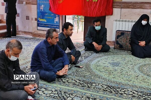 برگزاری مراسم عزاداری در آموزش و پرورش رودهن
