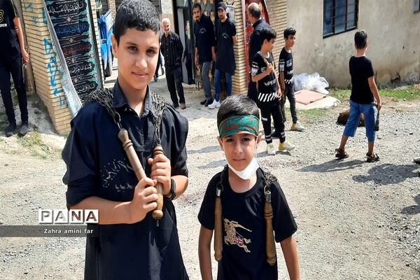 عزاداری تاسوعای حسینی در شهرستان نور