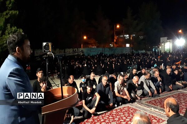 عزاداری شب تاسوعا هیات فرهنگیان در کاشمر