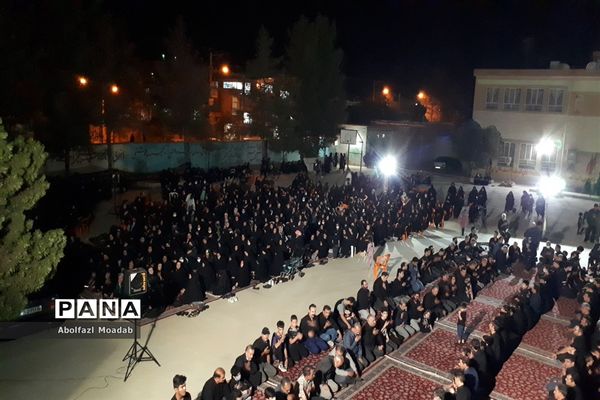 عزاداری شب تاسوعا هیات فرهنگیان در کاشمر