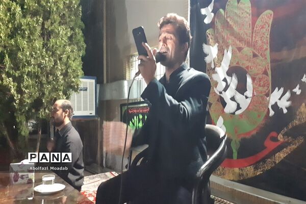 عزاداری شب تاسوعا هیات فرهنگیان در کاشمر