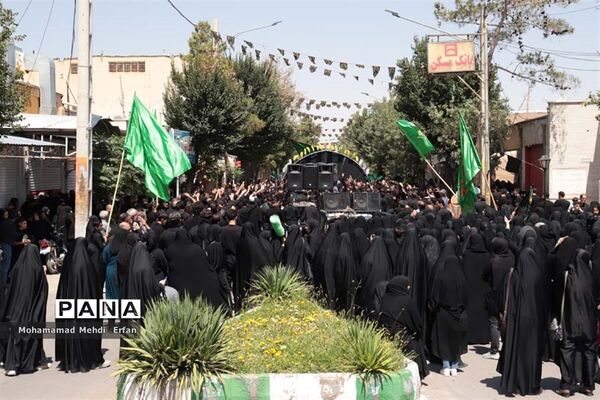 عزاداری روز تاسوعا در آباده