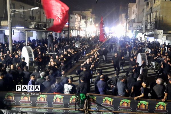 تجمع هیأت کوی انقلاب اهواز همزمان با فرارسیدن تاسوعای حسینی