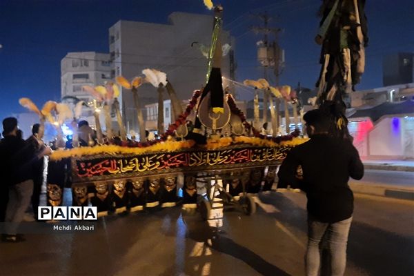 تجمع هیأت کوی انقلاب اهواز همزمان با فرارسیدن تاسوعای حسینی