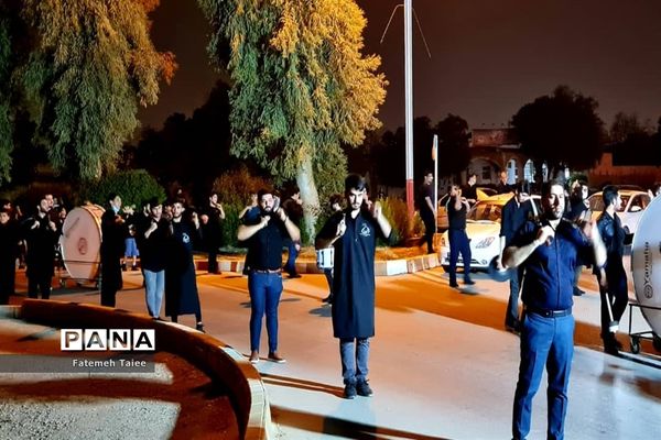 مراسم سوگواری شب تاسوعای حسینی در اهواز