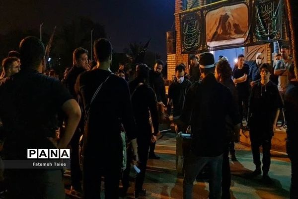 مراسم سوگواری شب تاسوعای حسینی در اهواز