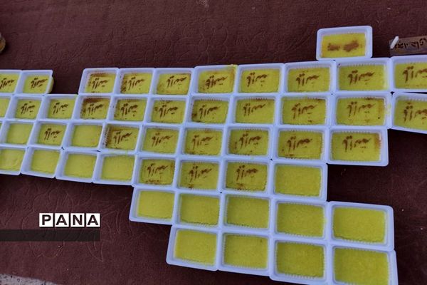 طبخ و توزیع شله زرد نذری در شهرستان زیرکوه