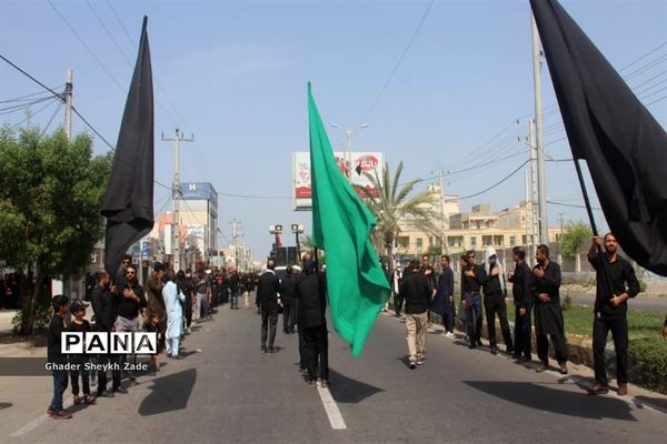 عزاداری مردم چابهار در تاسوعای حسینی (ع)