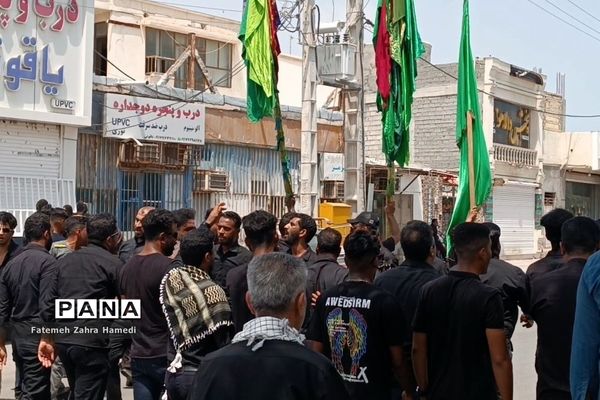 عزاداری روز تاسوعای حسینی در شهرستان قشم