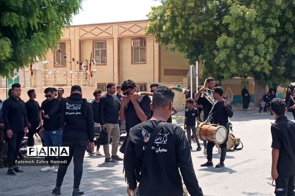 عزاداری روز تاسوعای حسینی در شهرستان قشم