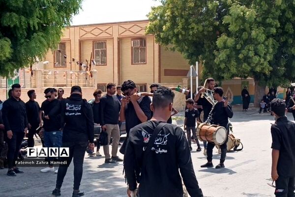 عزاداری روز تاسوعای حسینی در شهرستان قشم