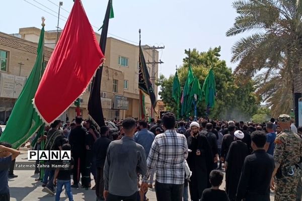 عزاداری روز تاسوعای حسینی در شهرستان قشم