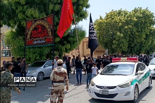 عزاداری روز تاسوعای حسینی در شهرستان قشم