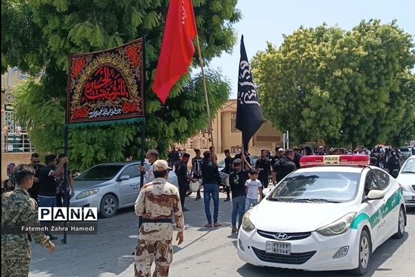 عزاداری روز تاسوعای حسینی در شهرستان قشم