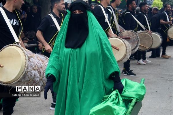 مراسم باشکوه تاسوعا حسینی در اسرم و جامخانه