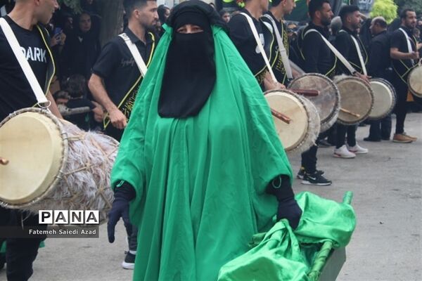 مراسم باشکوه تاسوعا حسینی در اسرم و جامخانه